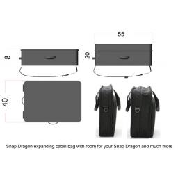 expanding cabin luggage